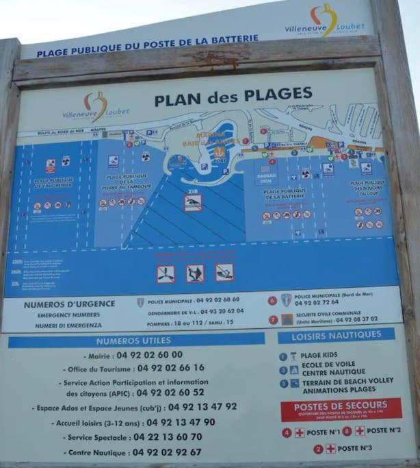 Studio A 2 Pas De La Plage วิลล์เนิฟ-ลูเบ ภายนอก รูปภาพ